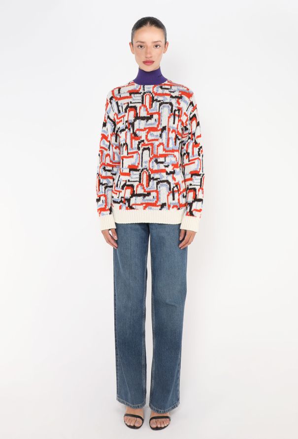 Prada F/W 2022 Abstract Knit Sweater - 4