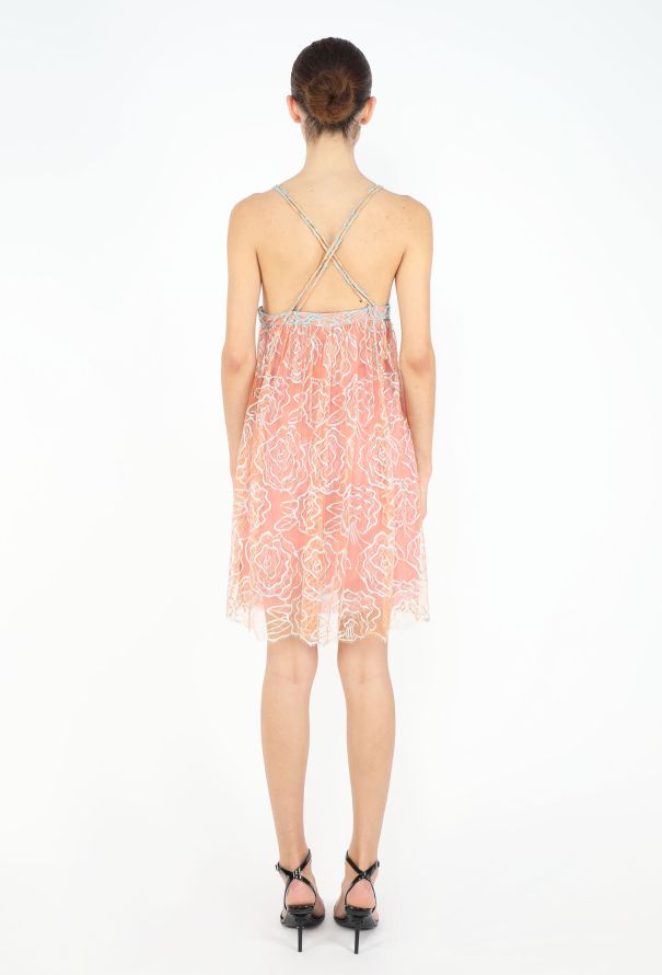 Guy Laroche '90s Embroidered Lace Dress - 4