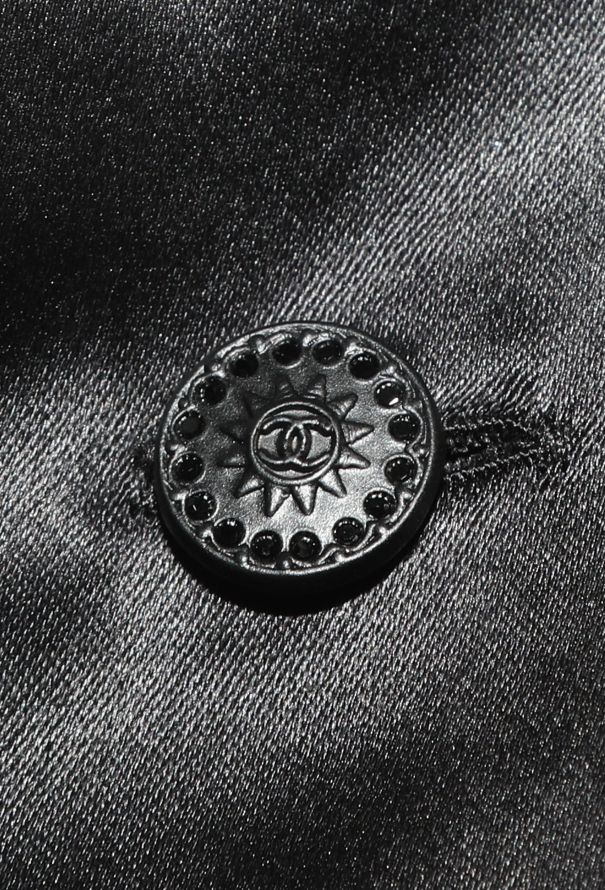 Chanel Charmeuse Bishop-Sleeve Blouse - 7