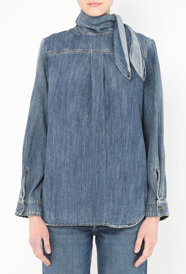 Chloé Lavallière Denim Tunic - 1
