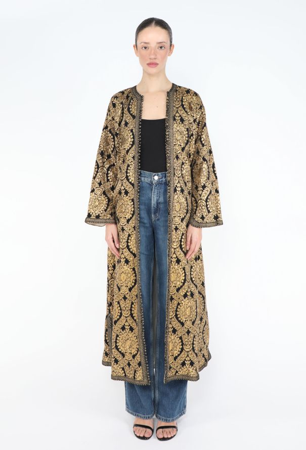 World Treasures Vintage Brocade Turkish Entari Kaftan - 2