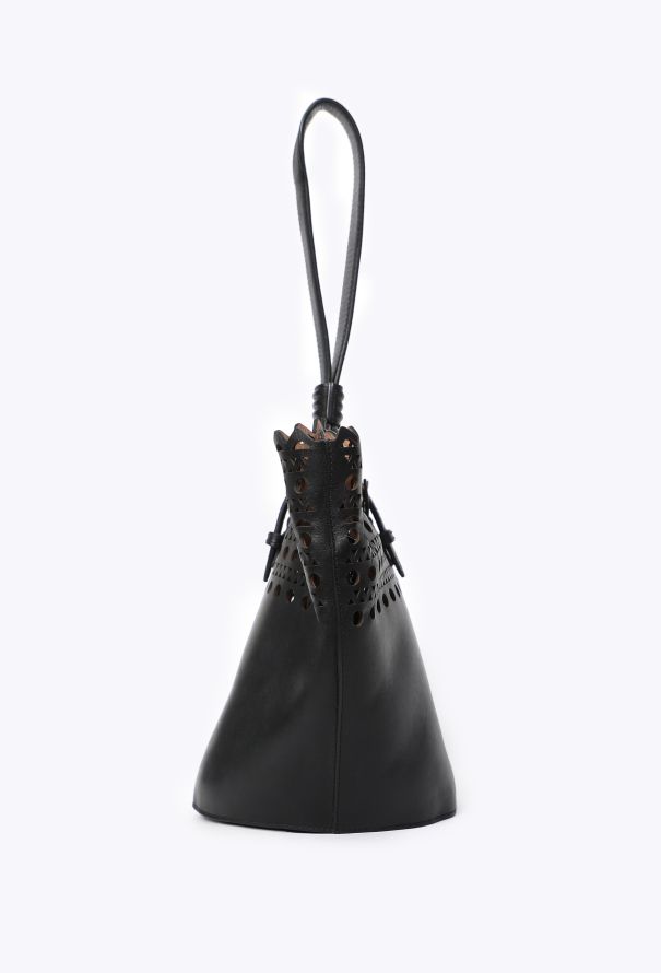 Alaïa Laser-cut Calfskin Bucket Bag - 3