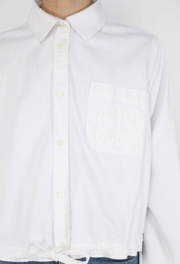 Loewe 2025 x Paula’s Ibiza Slit Drawstring Shirt - 5