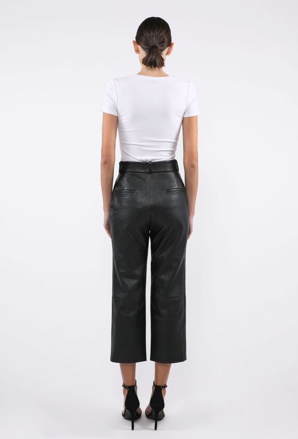 Khaite Emile Lambskin Leather Pants, F/W 2023 - 4