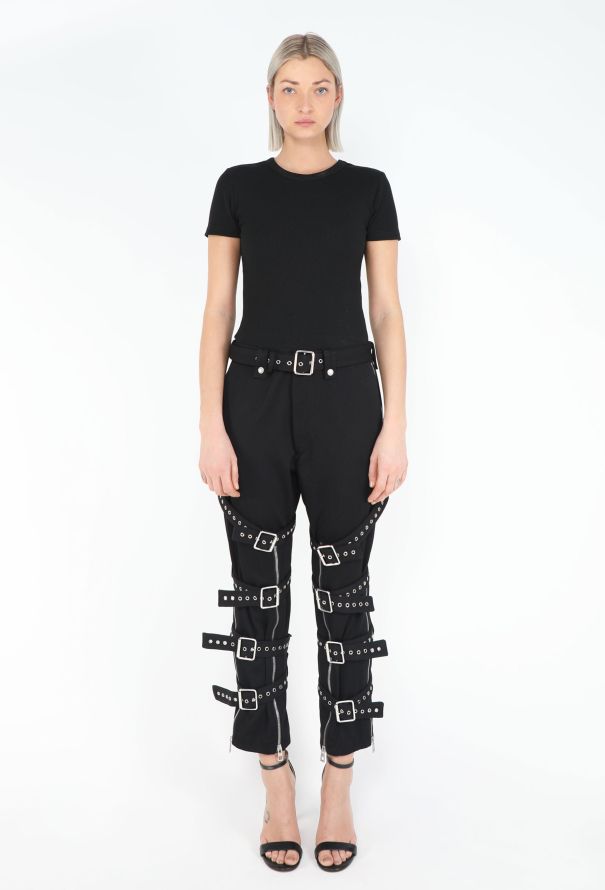 Loewe F/W 2021 Eyelet Bondage Trousers - 3