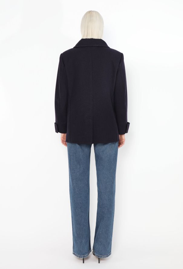 Céline F/W 2010 Felted Peacoat - 7