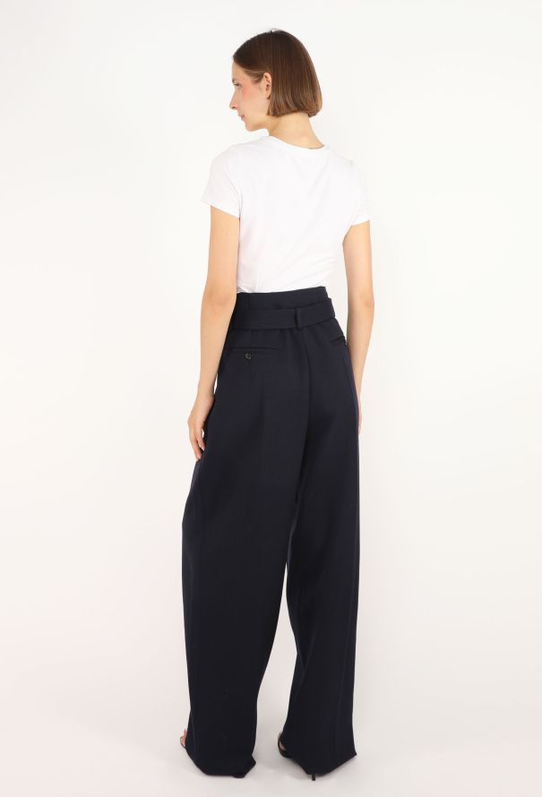 Céline Belted Pleated Trousers, Resort 2016 - 5