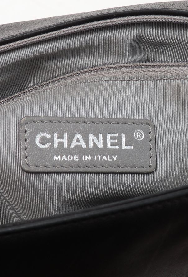 Chanel Black Maxi Boy Bag - 12