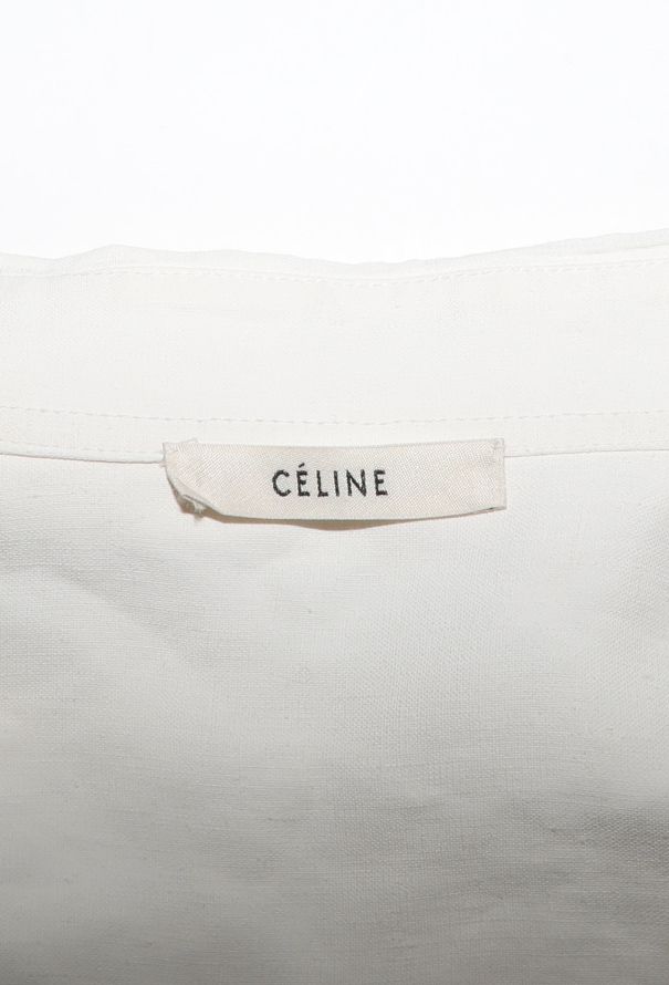 Céline CAMPAIGN S/S 2017 Belted Leather Trim Dress - 10