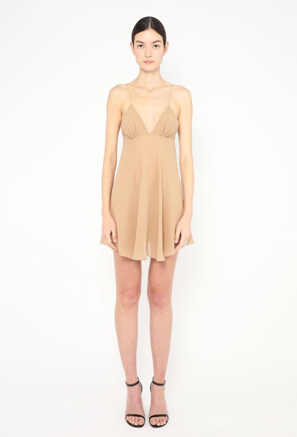 Saint Laurent 2016 Chiffon Slip Dress - 3