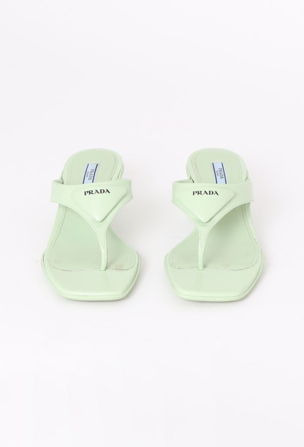 Prada 2021 Emblem Flip Flops - 2 Prada 2021 Emblem Flip Flops - 2
