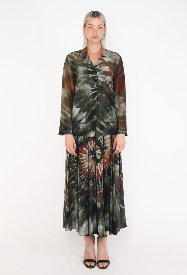 Valentino Tie-Dye Printed Skirt Ensemble, S/S 2016 - 4