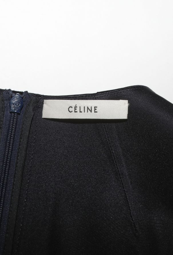 Céline Charmeuse Ruched Dress,  F/W 2016 - 6