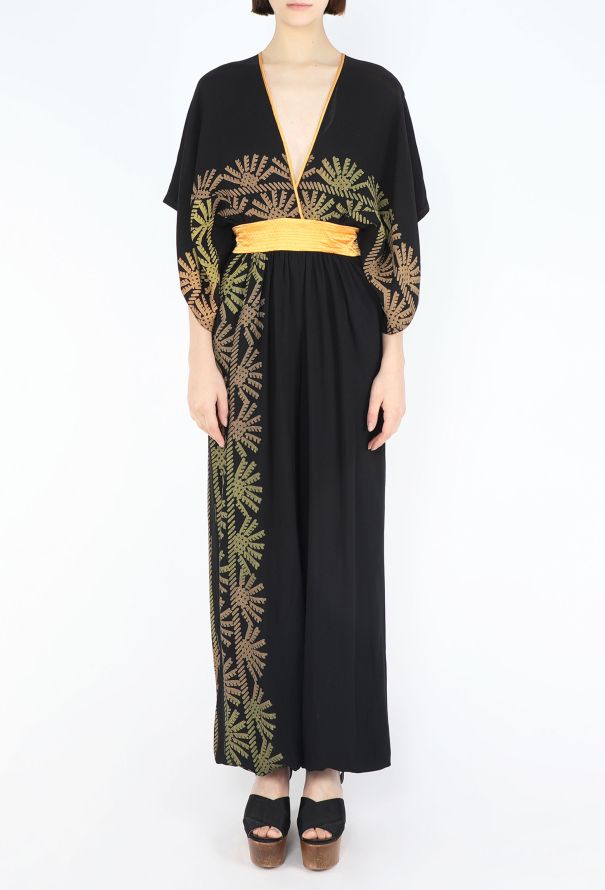 Zandra Rhodes 1976 Cactus & Cowboy Jumpsuit - 3