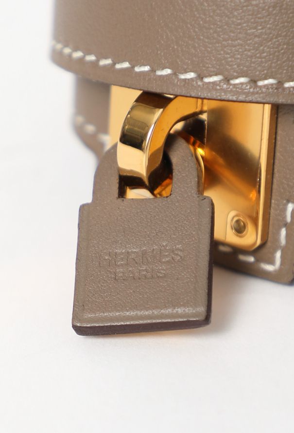 Hermès Taupe Epsom 'O'Kelly' Bracelet - 5