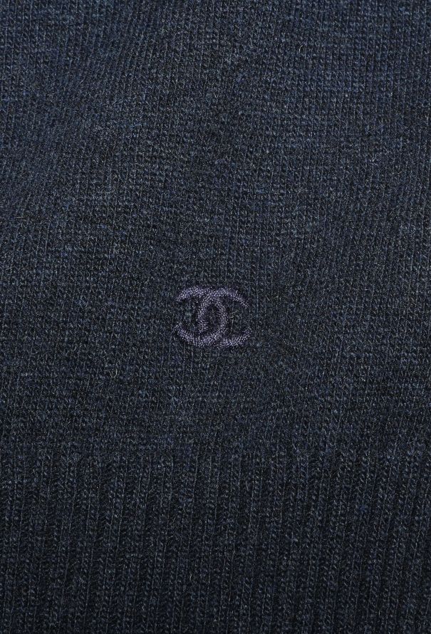 Chanel Cashmere Knit 'CC' Sweater - 6