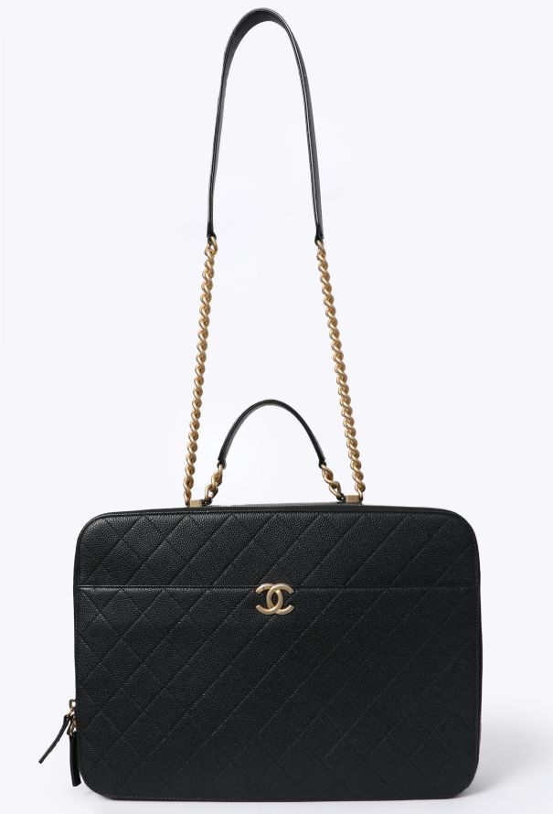 Chanel Caviar Quilted Large Business Briefcase - 1
