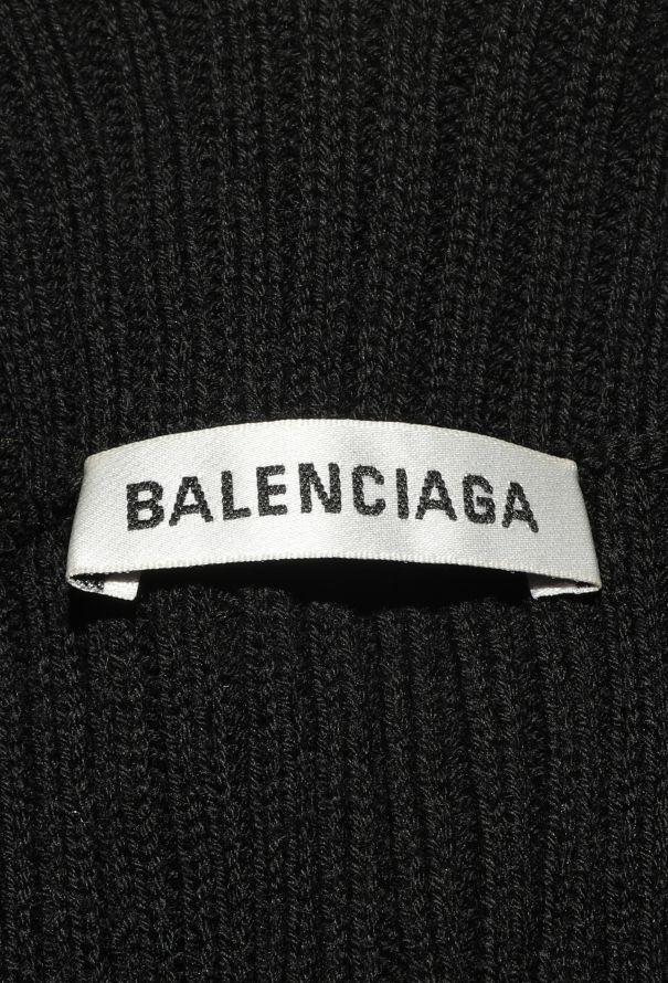 Balenciaga 2019 Oversized Ribbed Sweater - 5