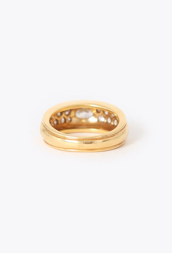 Boucheron Vintage 18K Yellow Gold & Diamond Axelle Ring - 5