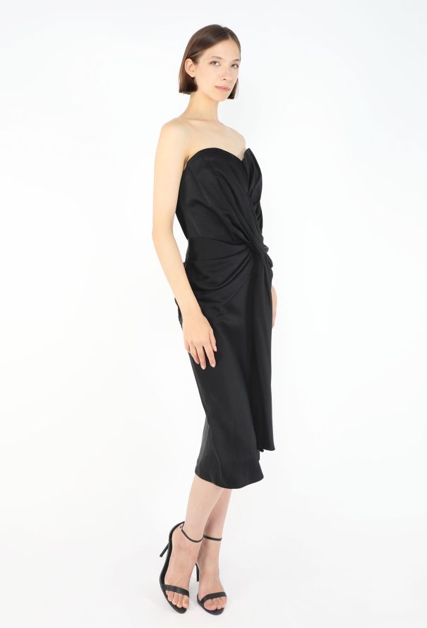 Dior Charmeuse Draped Bustier Dress, 2008 - 6