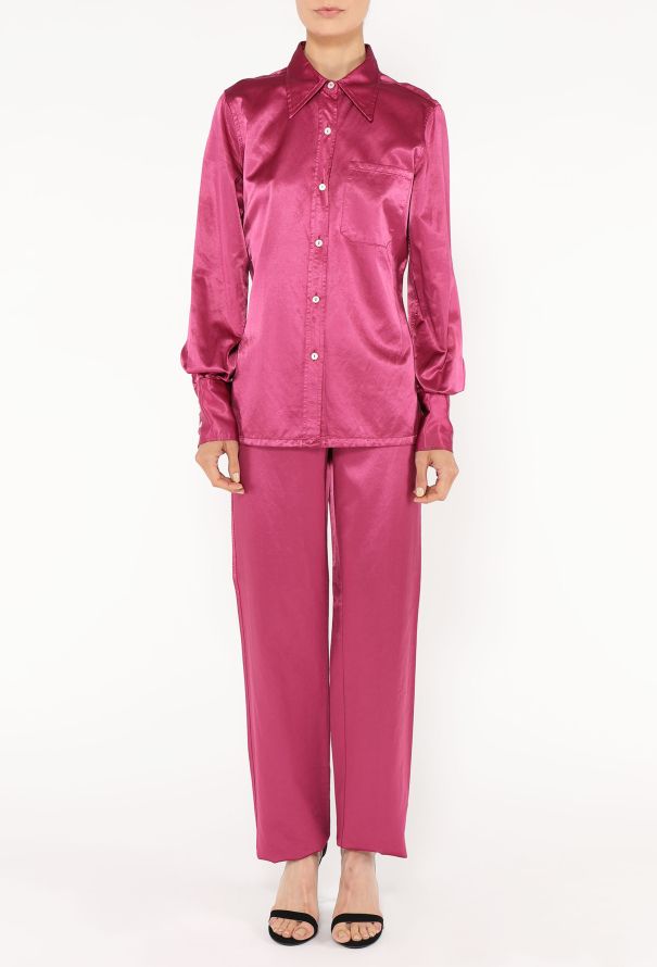 Maison Margiela Rare F/W 1995 Satin Tailored Ensemble - 5