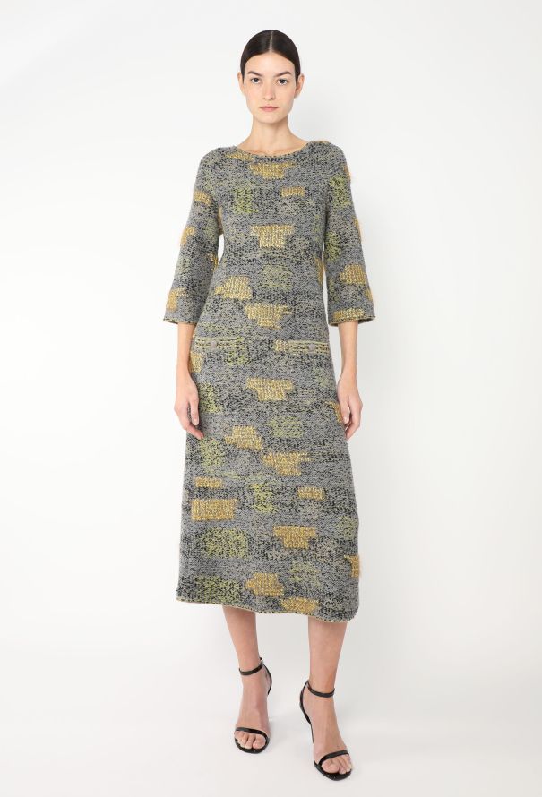 Chanel 2015 Tonal Quilted Knit Dress - 3 Chanel 2015 Tonal Quilted Knit Dress - 3