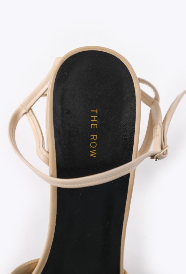 The Row Tango Cut-out Leather Sandals - 6