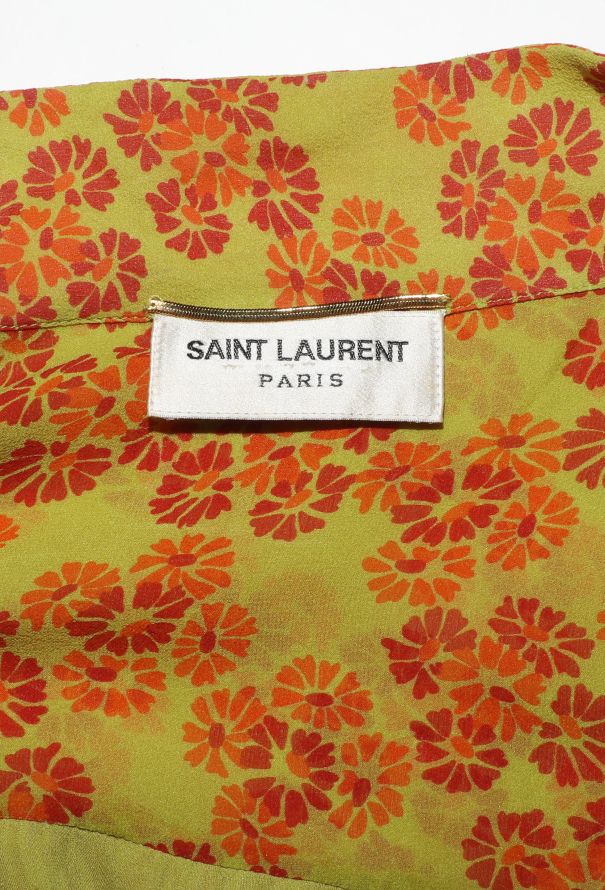 Saint Laurent S/S 2016 Chiffon Lavallière Dress - 5 Saint Laurent S/S 2016 Chiffon Lavallière Dress - 5