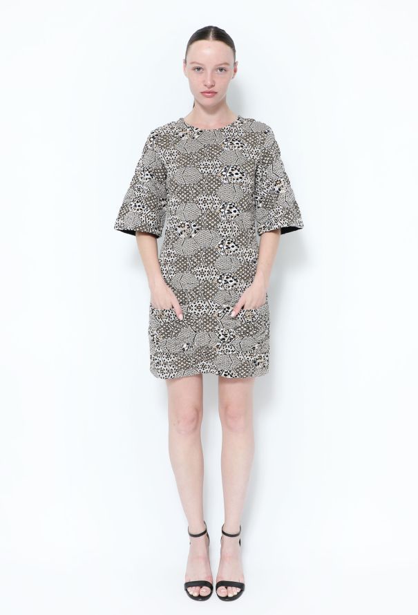 Chanel 2015 Lamé Intarsia Knit Dress - 3