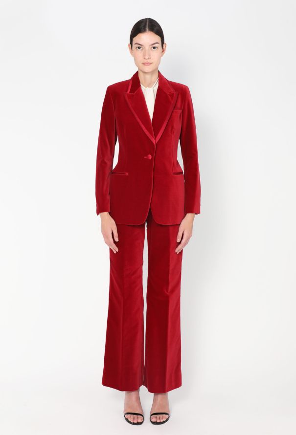 Gucci ICONIC Tom Ford F/W 1996 Velvet Suit - 3
