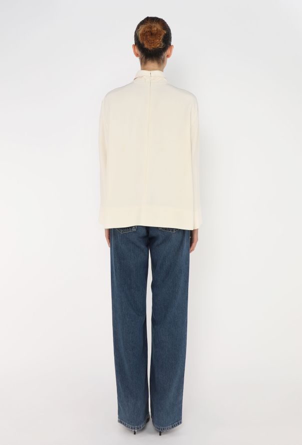Céline Pre-Fall 2014 Mock-Neck Blouse - 5
