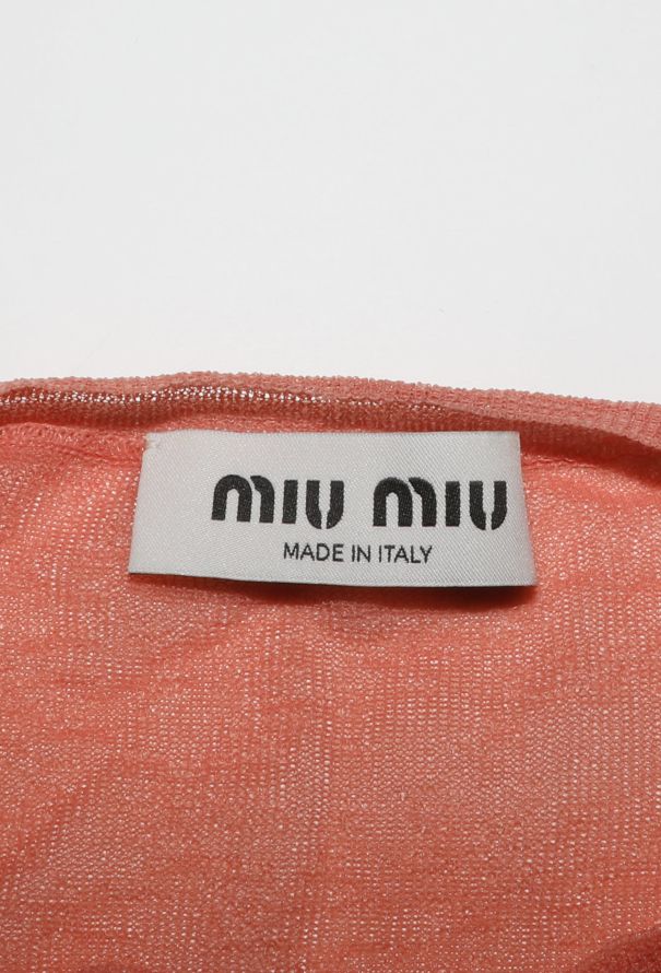 Miu Miu F/W 2023 Knitted Logo Cardigan - 7