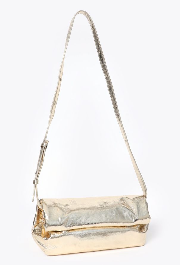 Jil Sander Metallic Small Rollup Bag - 2