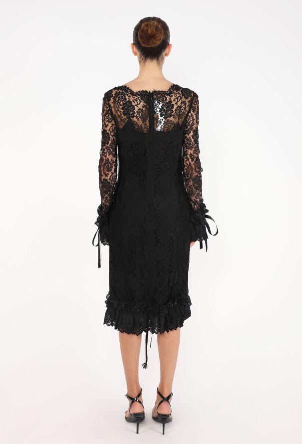 Dolce & Gabbana Chantilly Ruffled Dress, S/S 2006 - 6