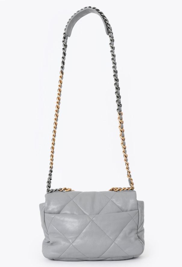 Chanel Grey 19 Medium Flap Bag - 3