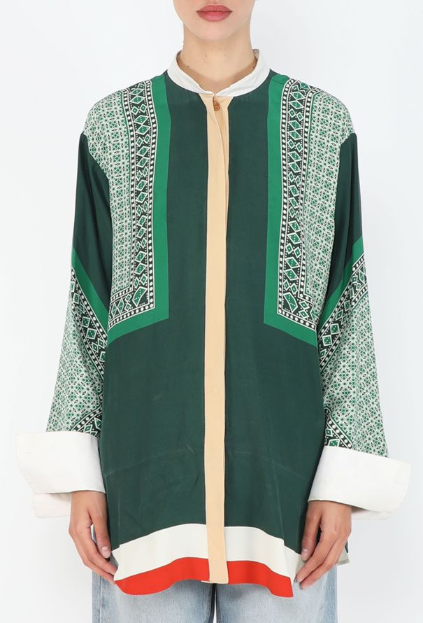 Céline Foulard Print Silk Tunic, S/S 2011 - 3