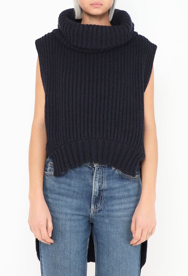 Céline F/W 2010 Ribbed Turtleneck Vest - 4 Céline F/W 2010 Ribbed Turtleneck Vest - 4