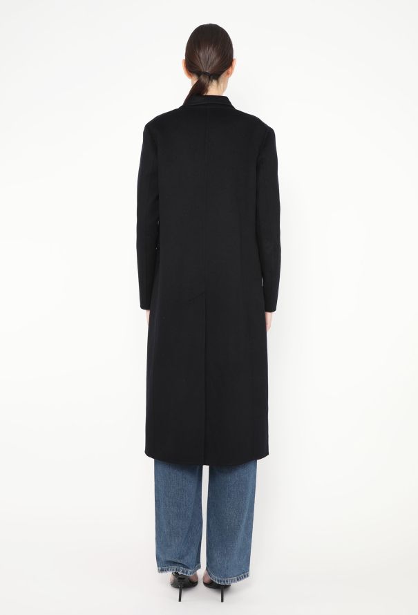 Céline Double-Breasted Cashmere Coat - 5