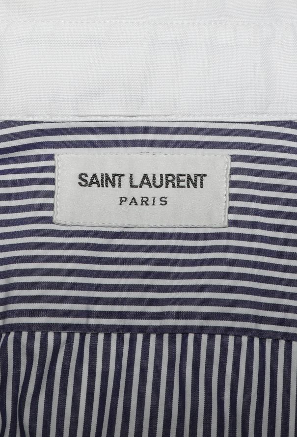 Saint Laurent Classic Bicolor Striped Shirt - 6 Saint Laurent Classic Bicolor Striped Shirt - 6