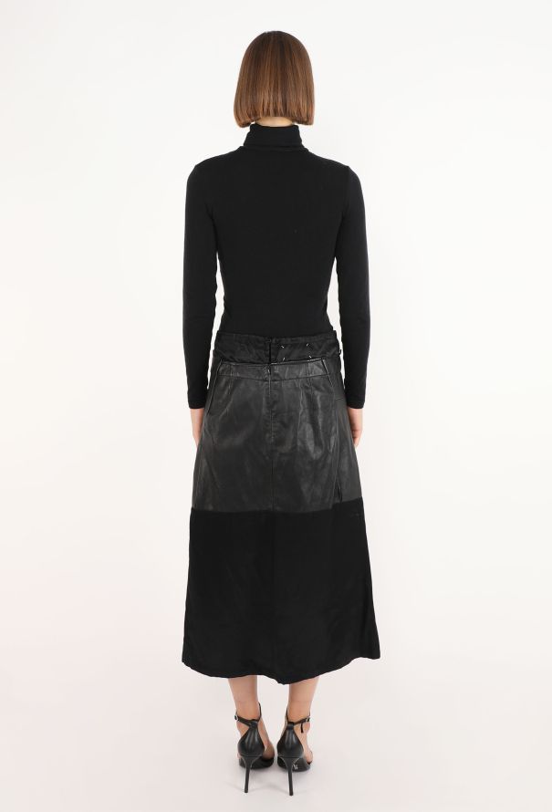 Maison Margiela Artisanal Patchwork 'Lining' Skirt, 2002 - 5