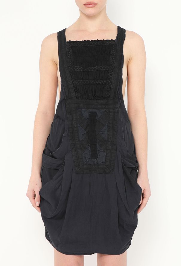 Balenciaga ICONIC S/S 2002 Le Dix Ruched Cargo Dress - 3