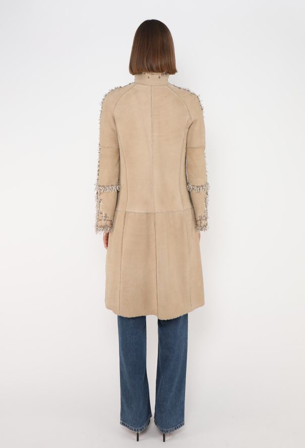 Chanel COLLECTOR F/W 2005 Embellished Shearling Coat - 7 Chanel COLLECTOR F/W 2005 Embellished Shearling Coat - 7