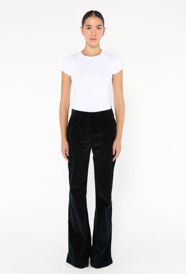 Prada 2017 Corduroy Flare Trousers - 1