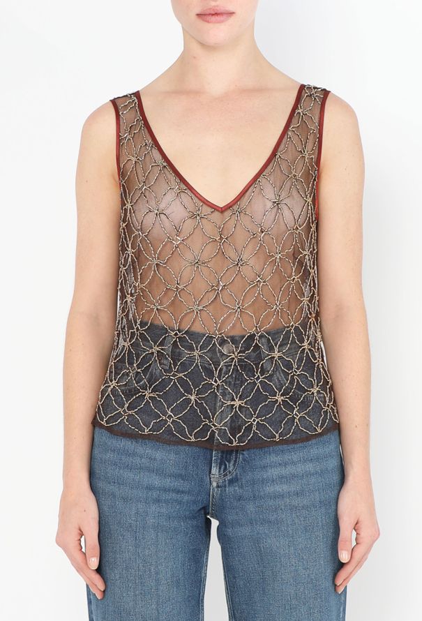 Viviennne Tam '90s Embroidered Top - 1