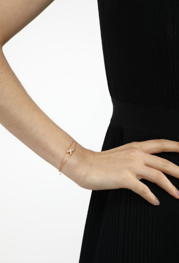 Chaumet 18K Pink Gold & Diamond Jeux de Liens Bracelet - 4