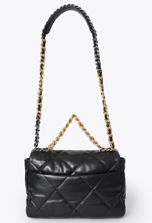 Chanel Black 19 Flap Bag GM - 6