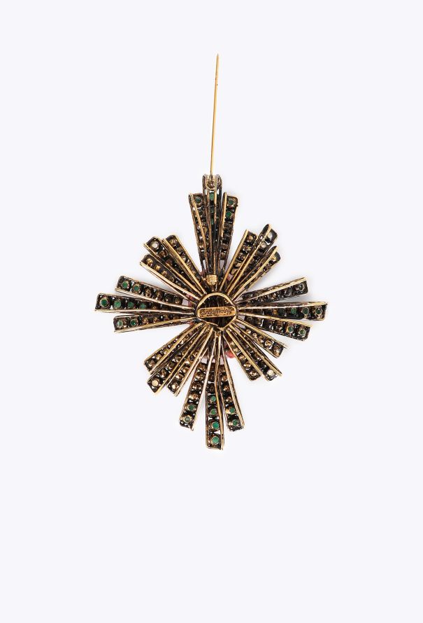 Iradj Moini Buddha Sunburst Brooch, 1990s - 4