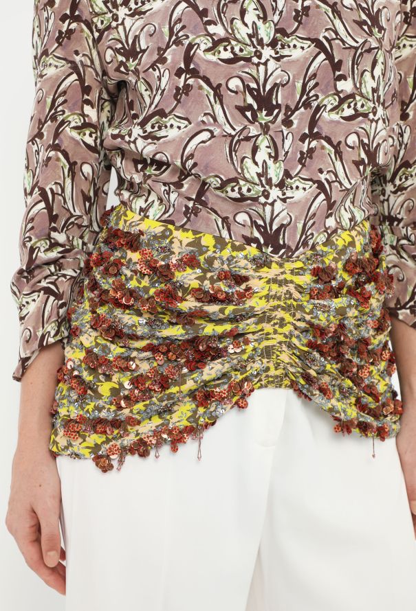 Dior Resort 2017 Ruched Sequin Top - 5