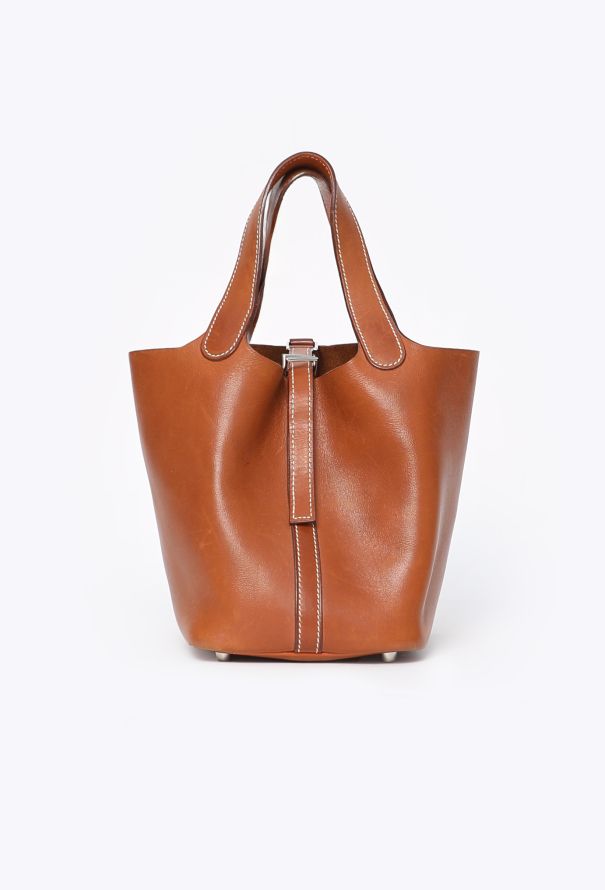 Hermès Rare 2006 Natural Barenia Picotin 18 - 1