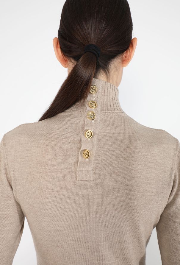 Chanel '90s 'CC' Turtleneck Sweater - 4 Chanel '90s 'CC' Turtleneck Sweater - 4